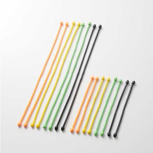 (まとめ) TRUSCO カラフルフリータイ Φ4×300mm オレンジ TKFRT-304-OR 1パック(2本) (×20セット) |b04 まとめ) TRUSCO カラフルフリータイ Φ4×300mm イエロー TKFRT-304-Y 1