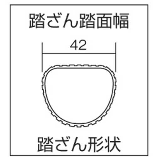 【廃番】ハセガワ アルミ2連はしご 軽量タイプ HE2型 5.17m HE2-2.0-51
