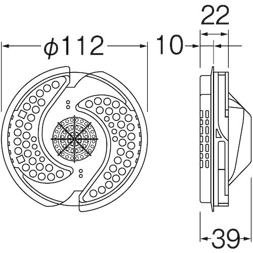 SANEI ユニットバス用ヘアーキャッチャー「くるっポイ!」 PH397