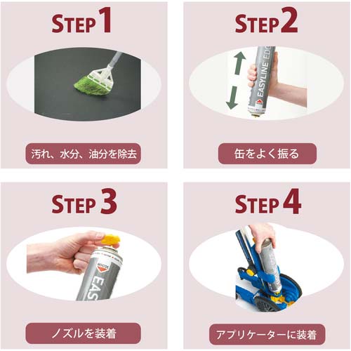 DEVCON イージーラインエッジ ホワイトスプレー 750ml R47000