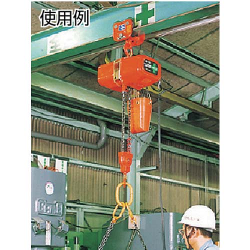 象印 SA型単相100Vプレントロリ結合式電気チェーンブロック1t・6m (SAP 