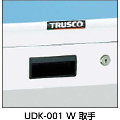 TRUSCO BO型軽量作業台 1800X900 薄型1段引出付 BO-1890UDK1の通販