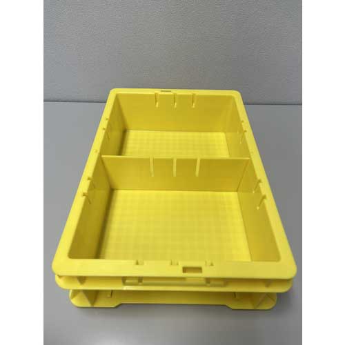 DIC F型コンテナF-8 外寸:W424×D291×H102.5 黄 F-8