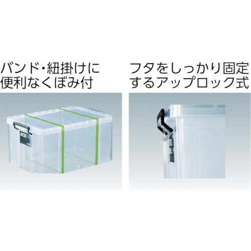 【廃番】 TENMA ロックス440L クリア 300×440×320 ROX-440L