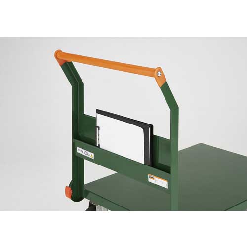 TRUSCO 鋼鉄製運搬車 900X600 ハンドル側自在車 SH-2R