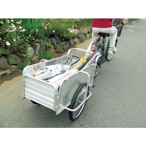 昭和 折りたたみリヤカー 自転車牽引型 1740×670×630 SMC-10Cの通販