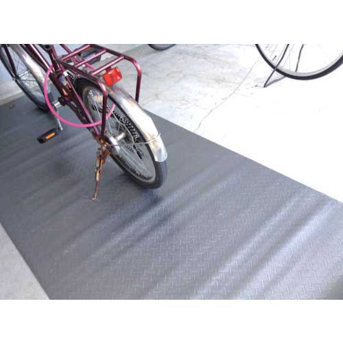 ワニ印 塩ビ養生マット ヤバネ シルバー 1.4mm厚×920mm×20m巻 003026