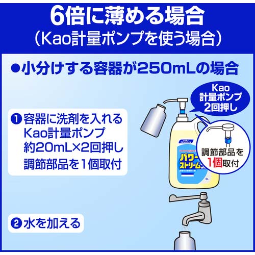 Kao 食器洗剤 業務用パワーストリームコンク 5L 503718