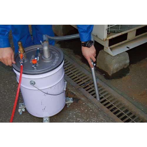 アクアシステム 液体専用エア式バキュームポンプ オイル用オープンペール缶専用ポンプ APPQO