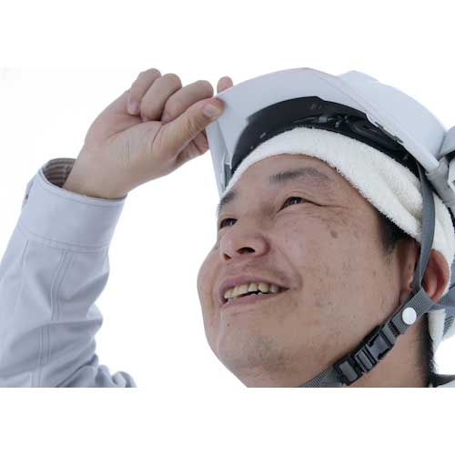 【廃番】TRUSCO 消臭タオル地ターバン DEO-MOFF グレー DM1GY