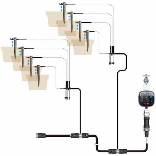 タカギ 水やりスターターキット タイマー付(鉢植え用) GKK105