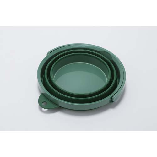 TRUSCO 折りたたみバケツ グリーン 8L TORB-GN