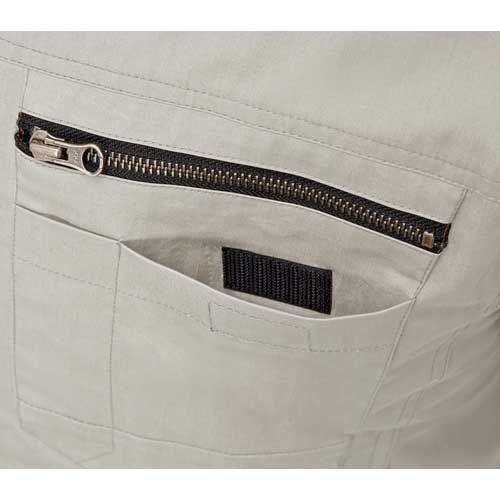 XEBEC 綿薄手現場服ヘリンボン空調服XE98002-39-S サンドベージュ XE98002-39-S