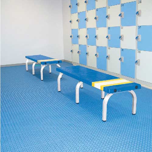 テラモト ホームベンチ1500青 BC-302-015-3の通販｜現場市場