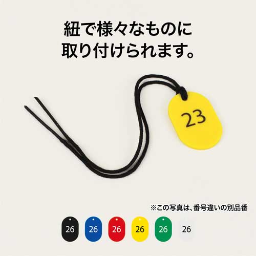 OP 番号札 小 番号入り26～50 青 (25枚入) BF-71-BUの通販｜現場市場