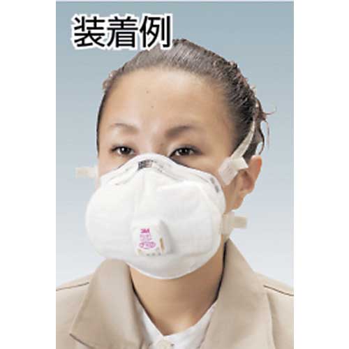 3M 使い捨て式防じんマスク 8293 DL3 排気弁付き (5枚入)