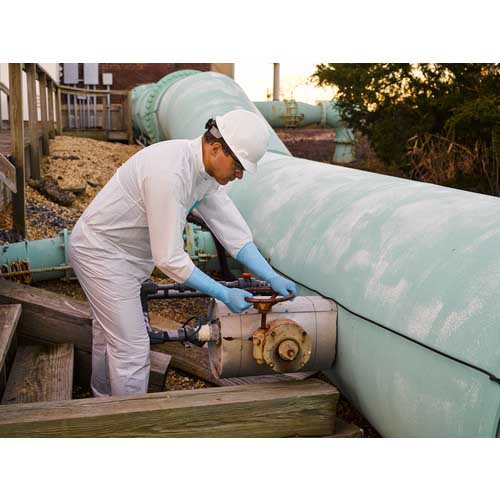 Ansell 耐薬品ニトリルゴム使い捨て手袋 マイクロフレックス 93-243 Sサイズ (100枚入) 93-243-7