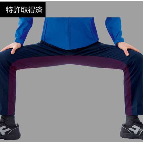 ミドリ安全 ハイストレッチパンツ VE626 下 モスグリーン S VE626-SITA-S