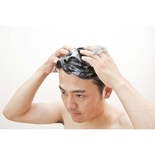 GREENBELL シャンプーブラシ(ブラック) SE-026