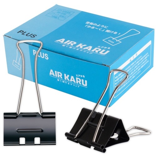 PLUS 35546)ダブルクリップエアかる超特大10個CP-104AK CP-104AK
