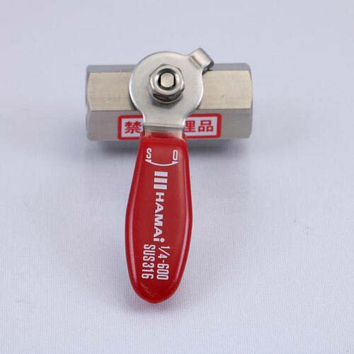 HAMAI ステンレス製禁油処理ボールバルブ(レバー) BSS-43-25RC