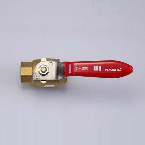 HAMAI 黄銅製禁油処理ボールバルブ(フルボア) HBS-47-20RC