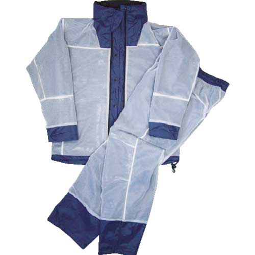 カジメイク 仕事合羽 ネイビー LL KM001-55-LL