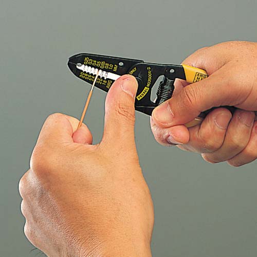 VESSEL ワイヤーストリッパーねじカッター付 No.3500E-3(単線・より線用) 3500E-3