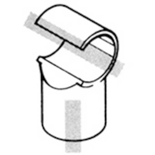 yazaki イレクター Φ28 プラスチックジョイント J-59C ブラック J-59C-S-BL