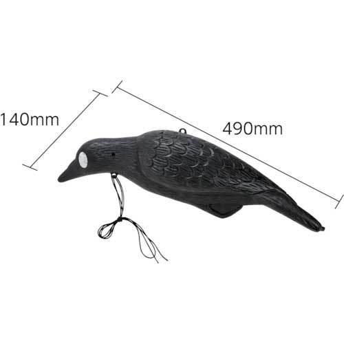 TRUSCO 防鳥用 にせカラス 幅140×高さ490mm NCRS