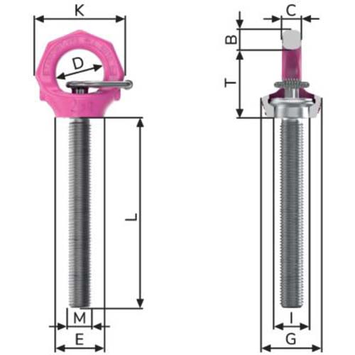 RUD スターポイントロングボルトタイプVRS-F-M20L VRS-F-M20L