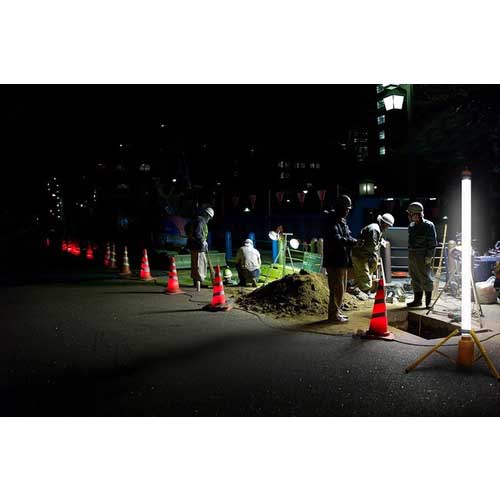 【廃番】SUZUKID 円柱形LED投光器 バーメン 100A AC電源式 SBMN-100A