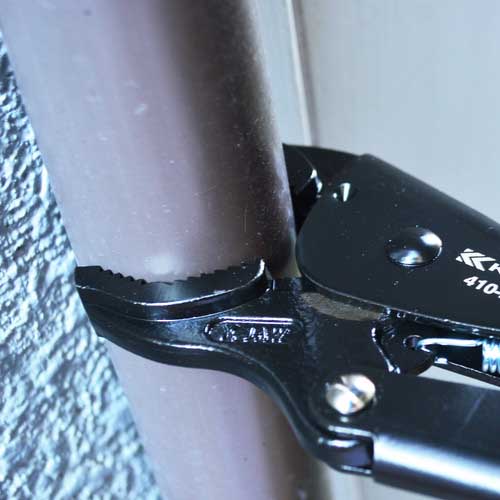 フジ矢 ロッキングプライヤー(パイプ用・黒金) 410-250-BG