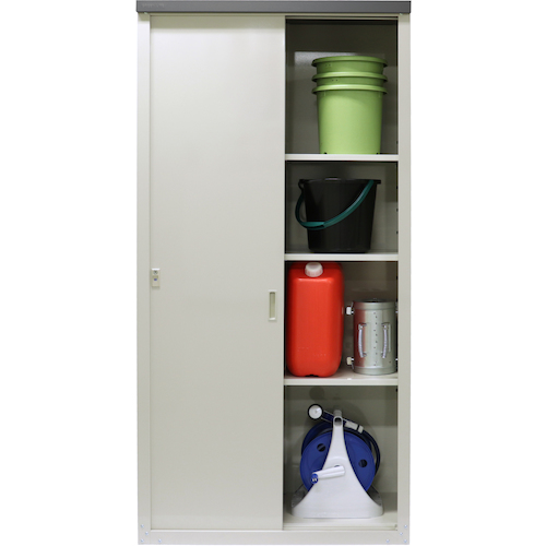 グリーンライフ 家庭用収納庫182(ハーフ棚仕様) HS-182HT