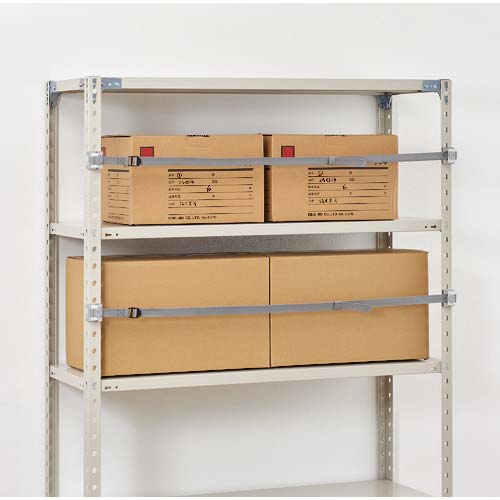 KING JIM 防災用品 収納棚につける落下防止ベルト 対象物重量100kg 耐震度震度6強相当 RB1200