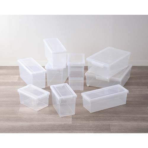 TENMA DVDいれと庫 ライト クリア 175×300×210 110005781