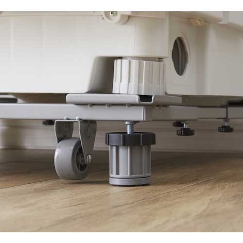 平安伸銅工業 新洗濯機スライド台 幅 48-78cm 耐荷重 150kg DS-150