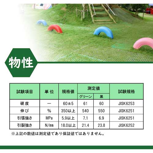 【廃番】広島化成 グラスマット GS グリーン GRASS-GS-GR