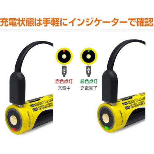 ライティンゲイル LEDミニランタンBonfire+3400mAh充電池 LTG1004-34