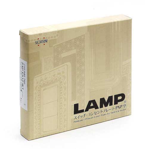 SUGATSUNE (210032221)PXP-FW02-WWスイッチプレート・コンセントプレート(2連) PXP-FW02-WW