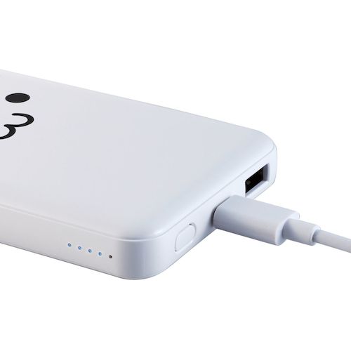 エレコム モバイルバッテリー 10000mAh PD準拠 20W出力 PSE適合 ホワイトフェイス DE-C28-10000WF