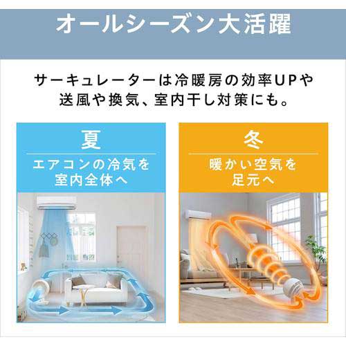 アイリスオーヤマ 296648 サーキュレーターアイ mini バイオレット PCF-SM122-V