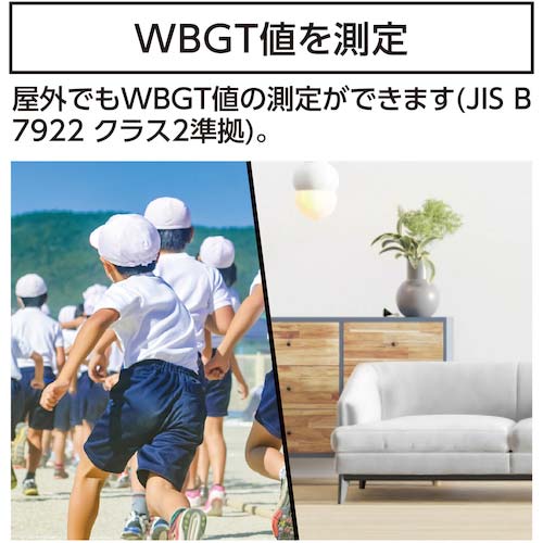 シンワ 熱中症計 黒球式 Basic 73223