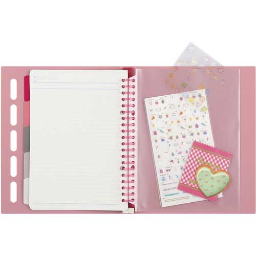 maruman A5 バインダー クラルテ ピンク F415-08