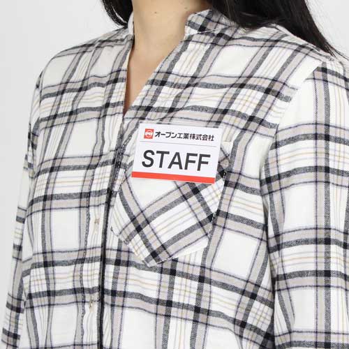 OP セル名札 名刺サイズ 両用クリップ 1枚入 L-11P