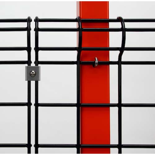 高岡ケージ工業 スチール製ワイヤーメッシュパーティション ヘリオスHELIOS 支柱H=1000タイプ TCPT-0005