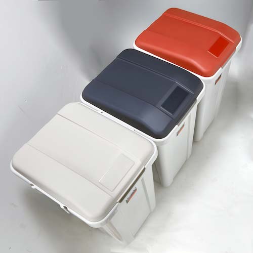 TRUSCO Rジョイント分別ボックス 45L フタ色ブルー(青色) TRJ02A