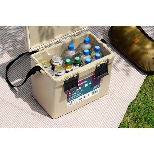 アイリスオーヤマ 202874 クーラーボックス 25L ベージュ CL-25