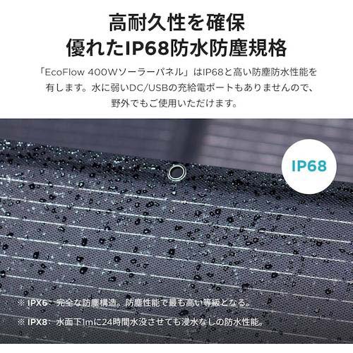 【廃番】EcoFlow ソーラーパネル 400W SOLAR400W
