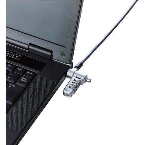 ELECOM セキュリティワイヤーロック ダイヤルシリンダー錠 マルチ用 ESL-404